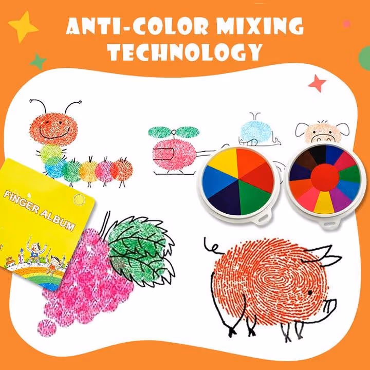 Funny Finger Painting Kit